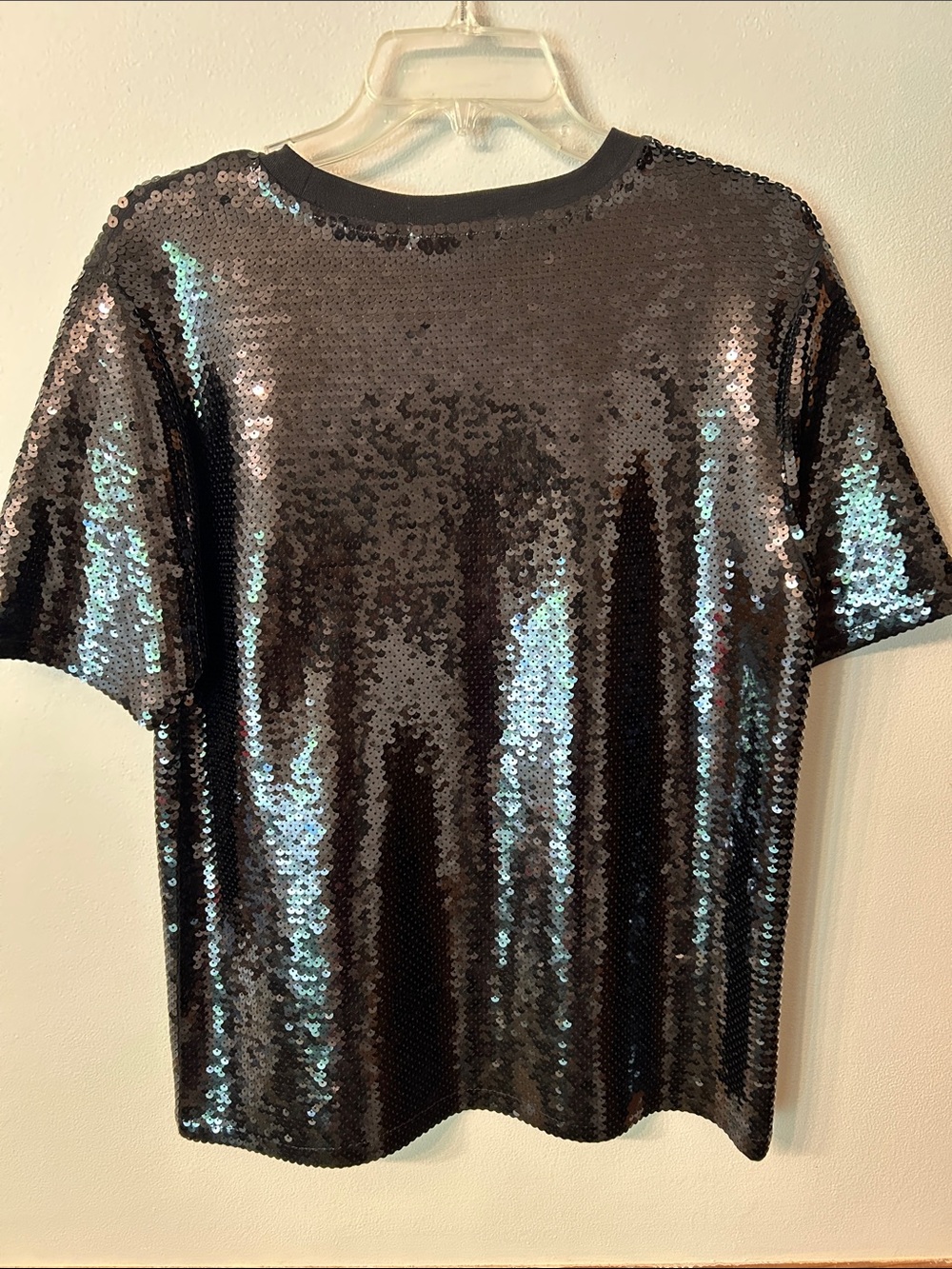 Forever 21 Black Sequin 'End Of Story' Tee View 2